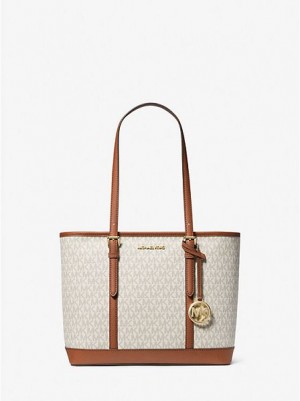 Torby Tote Michael Kors Jet Set Travel Small Logo Damskie Głęboka Żółte | 653281-GAJ