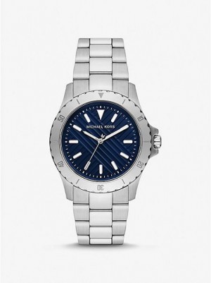 Zegarek Michael Kors Slim Everest Męskie Srebrne | 458170-JXW