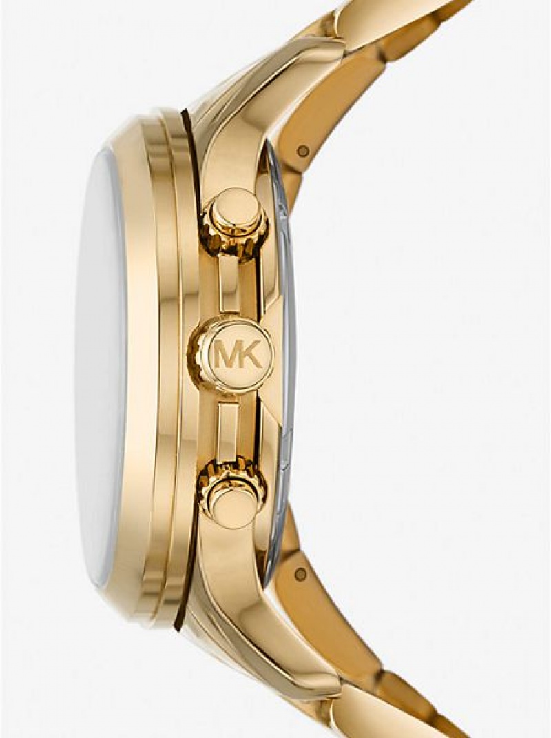 Zegarek Michael Kors Limited-edition Runway 18k Stainless Steel Wrap Damskie Złote | 536071-YFI