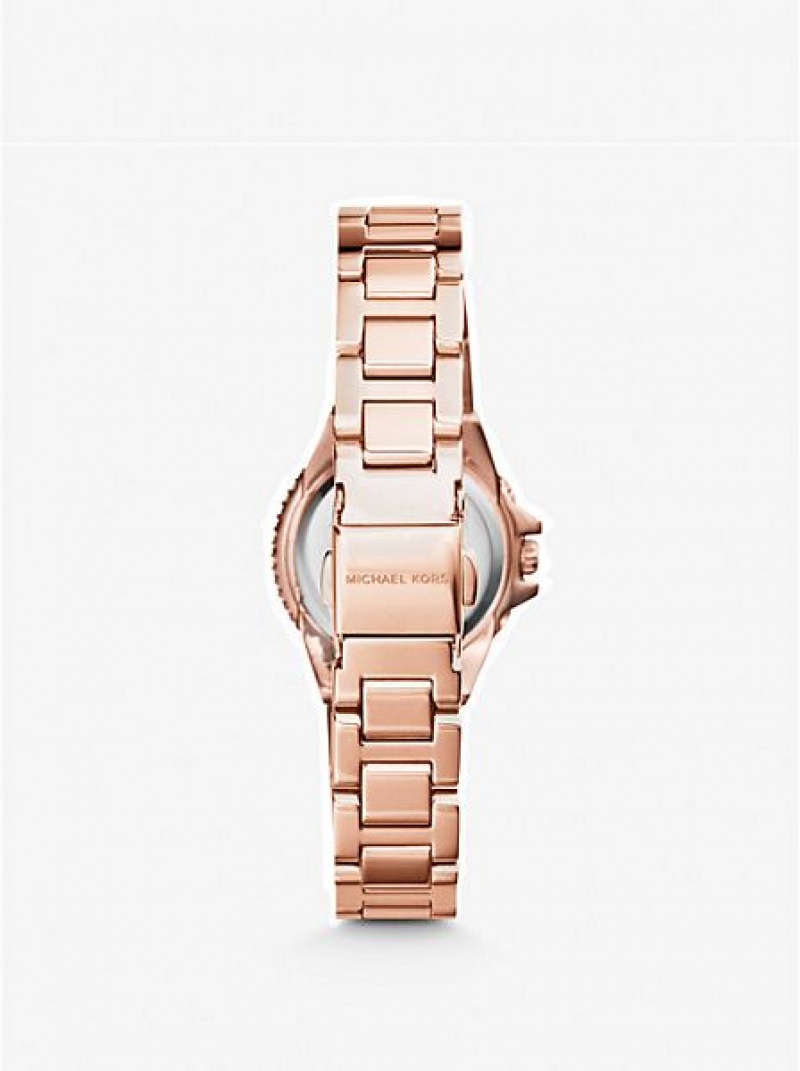 Zegarek Michael Kors Petite Camille Damskie Różowe Złote | 095728-DIU